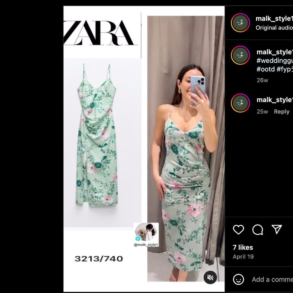 Zara Women's Multi Dress Size M NEW WITH TAG!